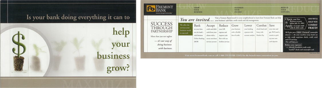 Fremont Bank: Business Growth Mailer